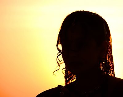 silhouette-of-indian-bride