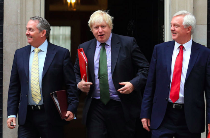 The Three Brexit Musketeers fly the flag overseas